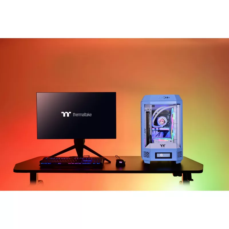 PC skriňa Thermaltake The Tower 250 Hydrangea Blue Mini Tower