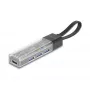 DELOCK USB 3.2 Gen 1 (3.1 Gen 1) 4-portový hub s Type-A + Type-C host (5000 Mbit/s) čierna/transparentná