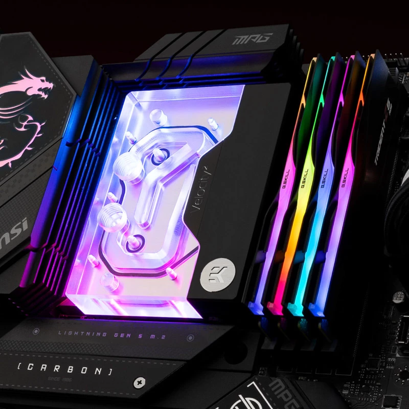 EK Waterblocks EK-Quantum Velocity2 D-RGB - AM5, nikel + akryl