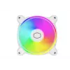 Cooler Master MasterFan MF120 Halo2 White Edition MFL-B2DW-21NP2-R2 skrinkový ventilátor ARGB 120 mm, 27 dB, 51,88 CFM, biely