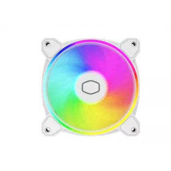 Cooler Master MasterFan MF120 Halo2 White Edition 120mm ARGB skriňový ventilátor