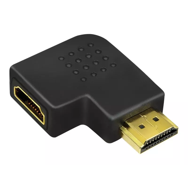 HDMI spojovací adaptér LOGILINK AH0008 — HDMI na HDMI, čierny, pozlátené kontakty