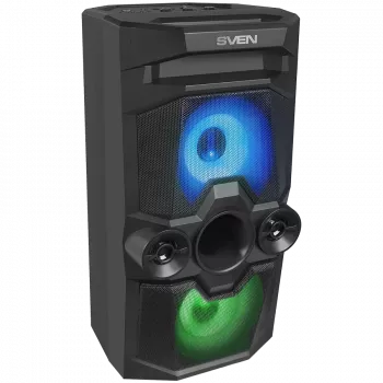 Reproduktor SVEN PS-650, čierny (50W, TWS, Bluetooth, FM, USB, microSD, LED displej, 4000mAh)