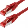 Sieťový kábel Helos CAT6 S/FTP (PIMF) 0,25 m červený