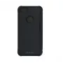Peňaženkové puzdro na mobil Tellur pre iPhone 8 — umelá koža, čierne, so zrkadielkom