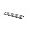 Lanberg PPU5-0024-B - RJ-45 - Cat5, Cat5e - čierna - kov - racková montáž - 0,5HE (PPU5-0024-B)