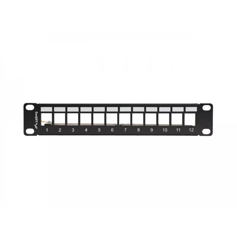 Patch panel LANBERG PPKS-9212-B 12-portový 1U 10 palcov FTP