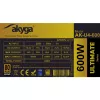 Akyga Ultimate AK-U4-600 ATX napájací zdroj 600 W, 80 PLUS Bronze, aktívne PFC, 120 mm ventilátor