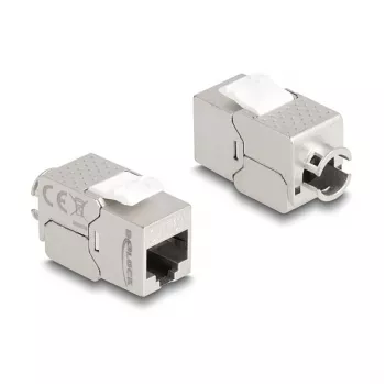 DeLOCK Keystone modul RJ45 konektor samica na LSA Cat.6A tenký bez nástroja