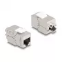 DeLOCK Keystone modul RJ45 konektor samica na LSA Cat.6A tenký bez nástroja