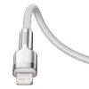 Kábel Baseus Cafule 2m Lightning na USB C rýchle nabíjanie prenos dát