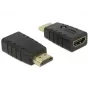 Adaptér HDMI (konektor samec) > HDMI (konektor samica), EDID emulátor (čierny)
