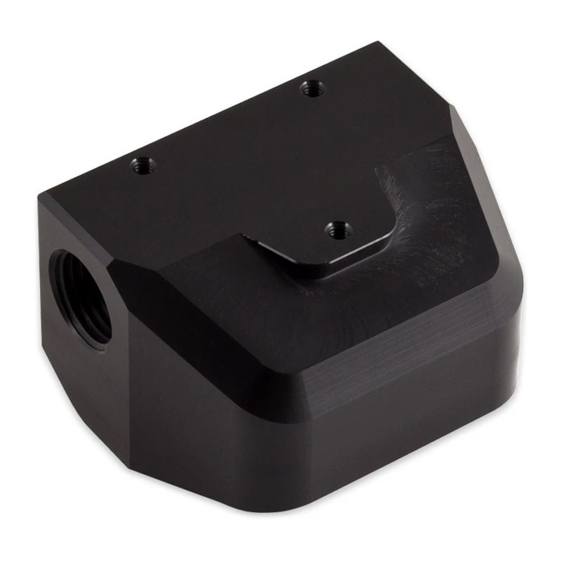 Flow Sensor Aqua-Computer prietokový senzor high flow 2, 2x G1/4 – strieborný/čierny
