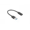 USB kábel Lanberg AD-UC-UA-03 USB 3.2 Gen 1 0,15 m