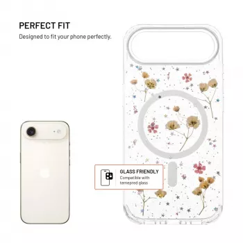 Zadný kryt FIXED pre Apple iPhone Air – TPU, kompatibilný s MagBloom, Blush Plum