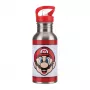 Paladone Super Mario kovová fľaša na vodu so slamkou