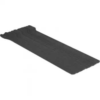 DeLOCK - suchý zips - 30cm - čierny (balenie 10 ks) (18688)
