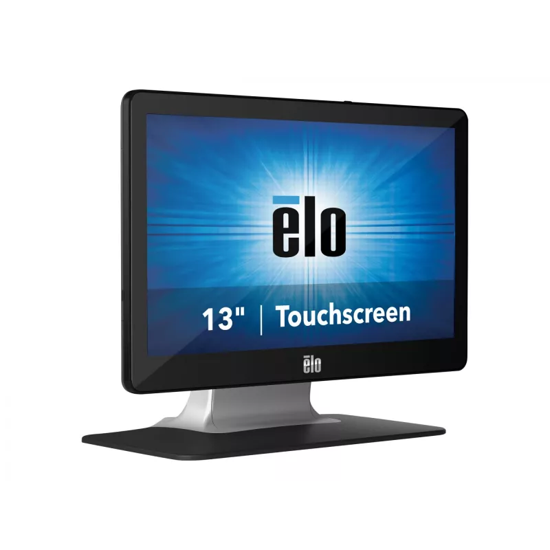 Elo ET1302L E683204 dotykový monitor 13,3 palca so stojanom, Full HD 1920x1080, projekčná kapacitná 10-bodová technológia, antireflexný, čierny