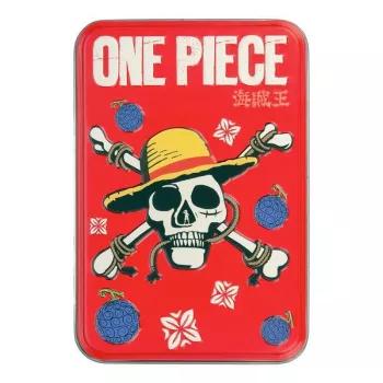 Hracie karty Paladone One Piece v plechovej dóze – veľkosť štandardného balíčka