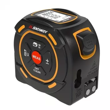 Laserový merač SNDWAY SW-TM60A — dosah 60 m, presnosť ±5 m