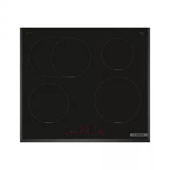 Indukčná varná doska Bosch PIF651HC1E, 60 cm, 4 zóny, dotykové ovládanie, čierna, 7400 W príkon