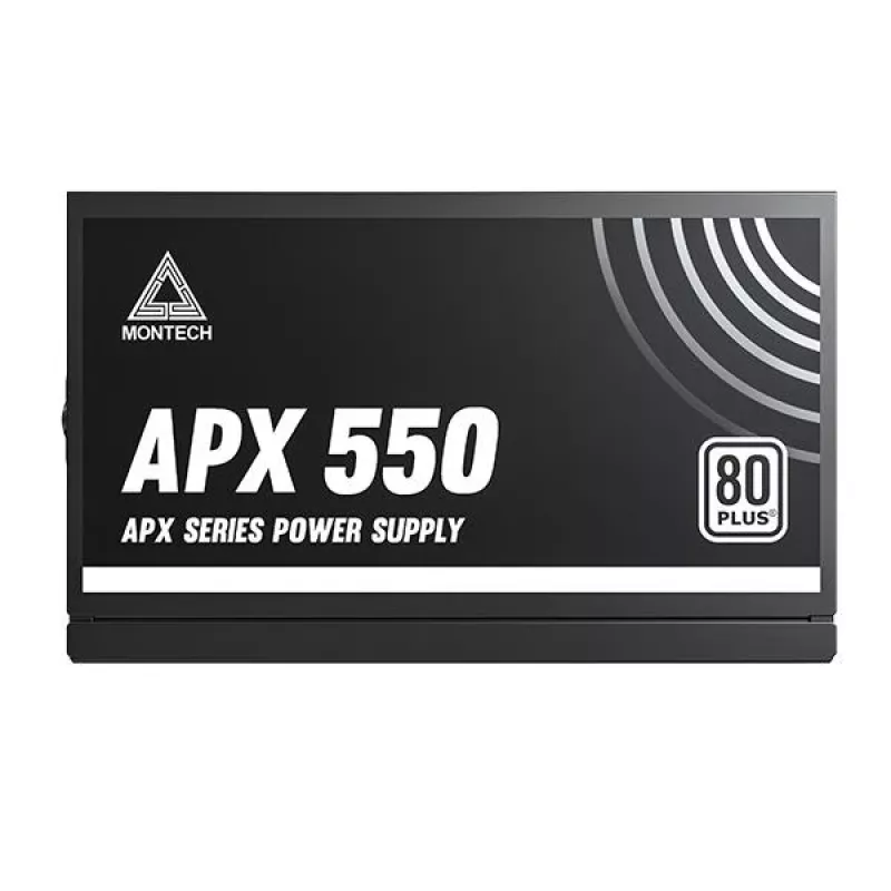 Montech APX550 napájací zdroj 550 W 20+4 pin ATX ATX čierny