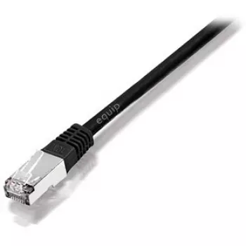 Equip Cat.5e SF/UTP crossover patch kábel, 1 m, 1 m, Cat5e, SF/UTP (S-FTP), RJ-45, RJ-45, čierny