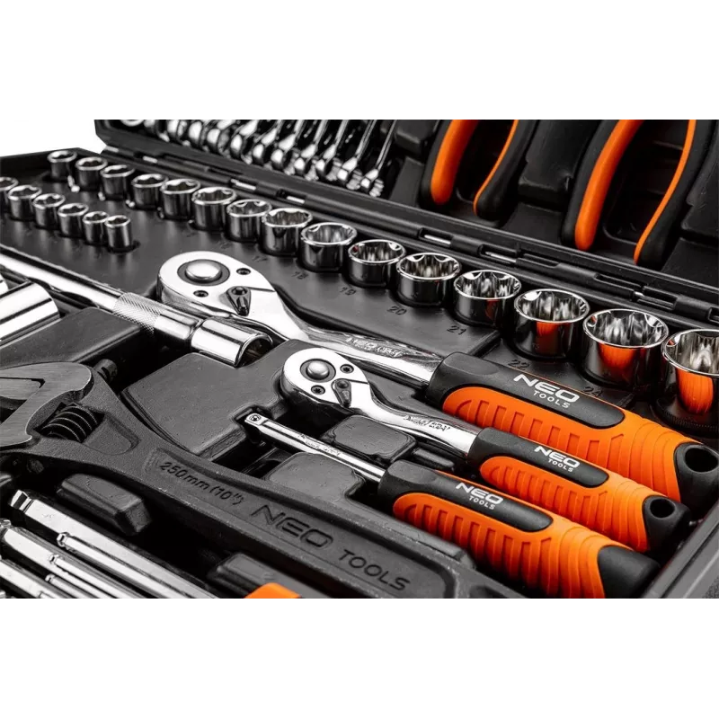 NEO tools 08-945 sada nástrčných kľúčov 1/4 1/2 palca všestranná odolná