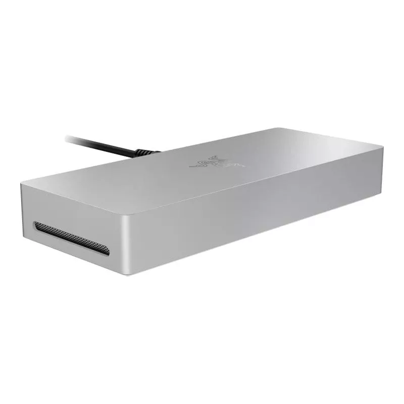 Razer Thunderbolt 5 Dock Mercury White — 4 USB porty, 1 HDMI