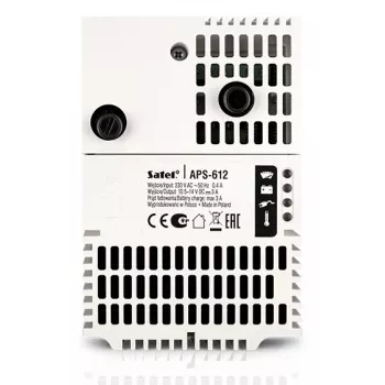 Napájací zdroj Satel APS-612 káblový 265 V biely 122 mm x 84 mm x 78 mm