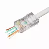 Káblový konektor Gembird LC-PTU-01/100 8P8C RJ45 priehľadný