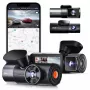 Auto-videorekordér VANTRUE N5 Nexus 5 — 4-kanálová dashcam, 2592×1944 hlavná kamera, 160° predná/vnútorná, GPS, WLAN, IPS displej, MicroSD do 512 GB