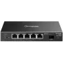 Sieťový switch TP‑LINK SG2206MP L2 Gigabit Ethernet PoE 5‑portový (5x Gigabit, 1x SFP, PoE+ 4 porty, 63W budget)