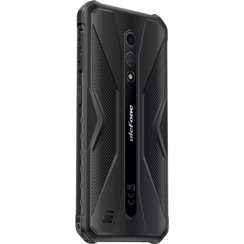 Odolný smartfón UleFone Armor X12 — 3 GB RAM, 32 GB úložisko, celý v čiernej
