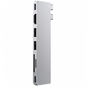 Satechi ST-HUCPHSS dokovacia stanica pre notebook & replikátor portov Docking USB 3.2 Gen 2 (3.1 Gen 2) Type-C strieborná (ST-HUCPHSS)