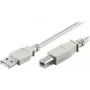 wentronic - USB kábel - USB (M) na USB Type-B (M) - 1,8 m - sivý (68712)