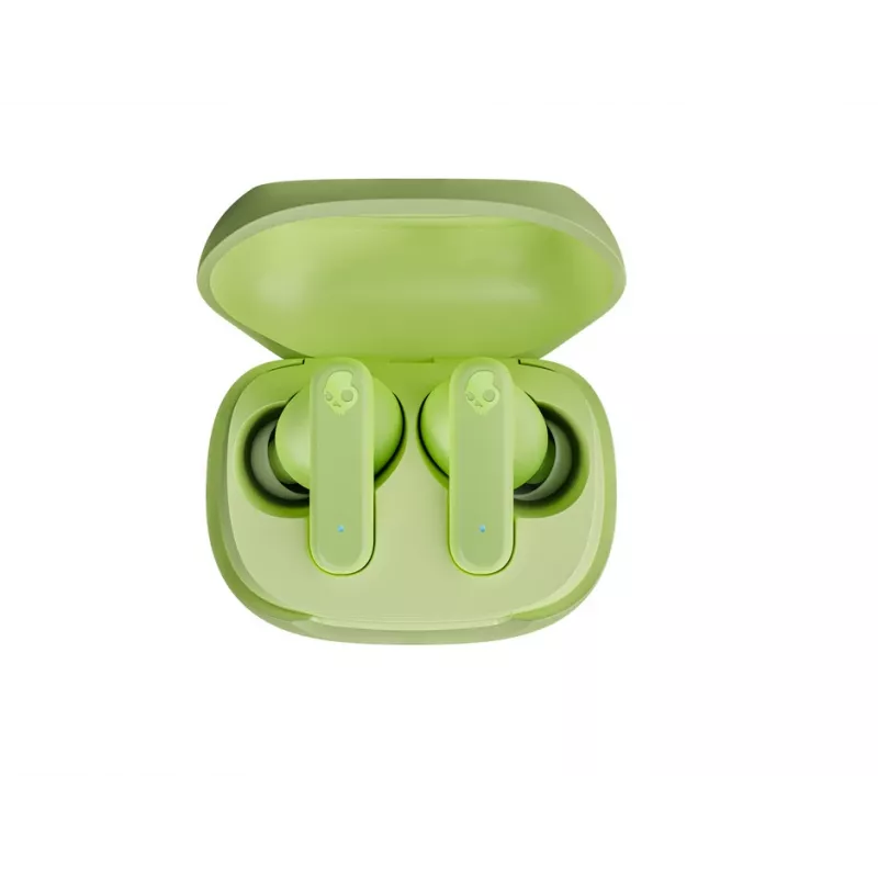 In-Ear True-Wireless headset Skullcandy Smokin’ Buds – zelený, intraaurálny, 20–20000 Hz, 0,0406 kg