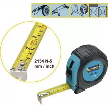 Hazet meracie pásmo 5 m oceľ 2154N-5 (2154N-5)