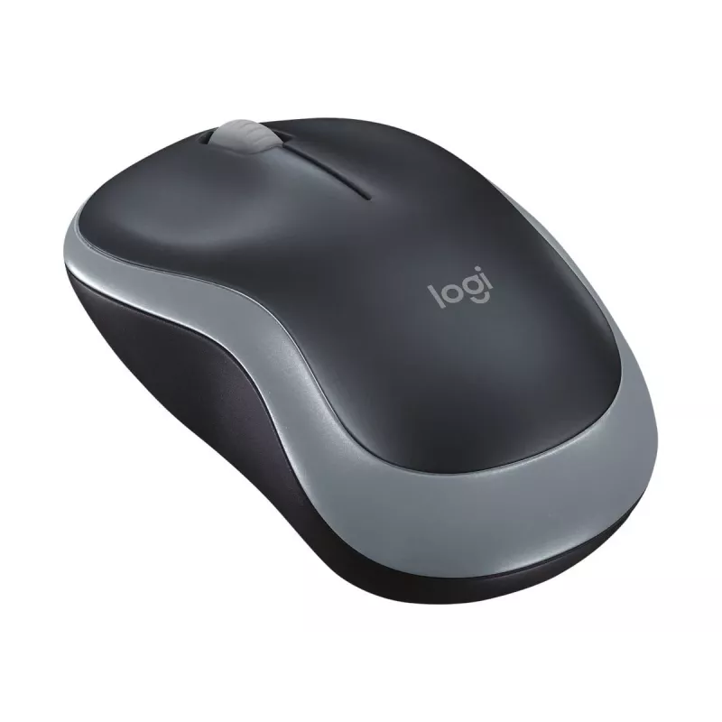Logitech M185 bezdrôtová optická myš obojručná sivá 910-002238