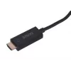 SAVIO video kábel adaptér DisplayPort na HDMI typ A CL-56, 1,5 m, čierny