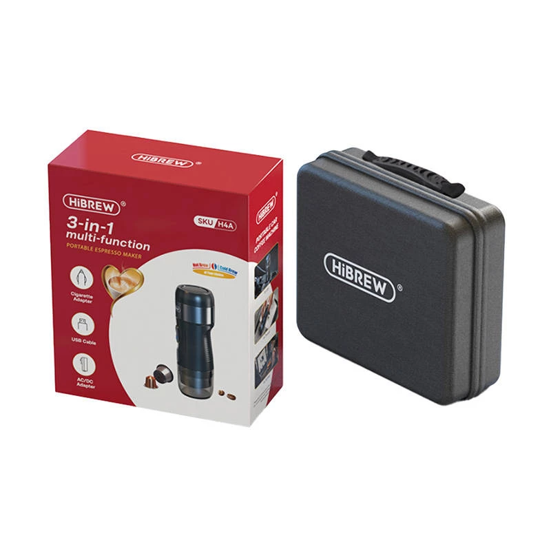 Prenosný 3-in-1 kávovar s taškou 80W HiBREW H4A