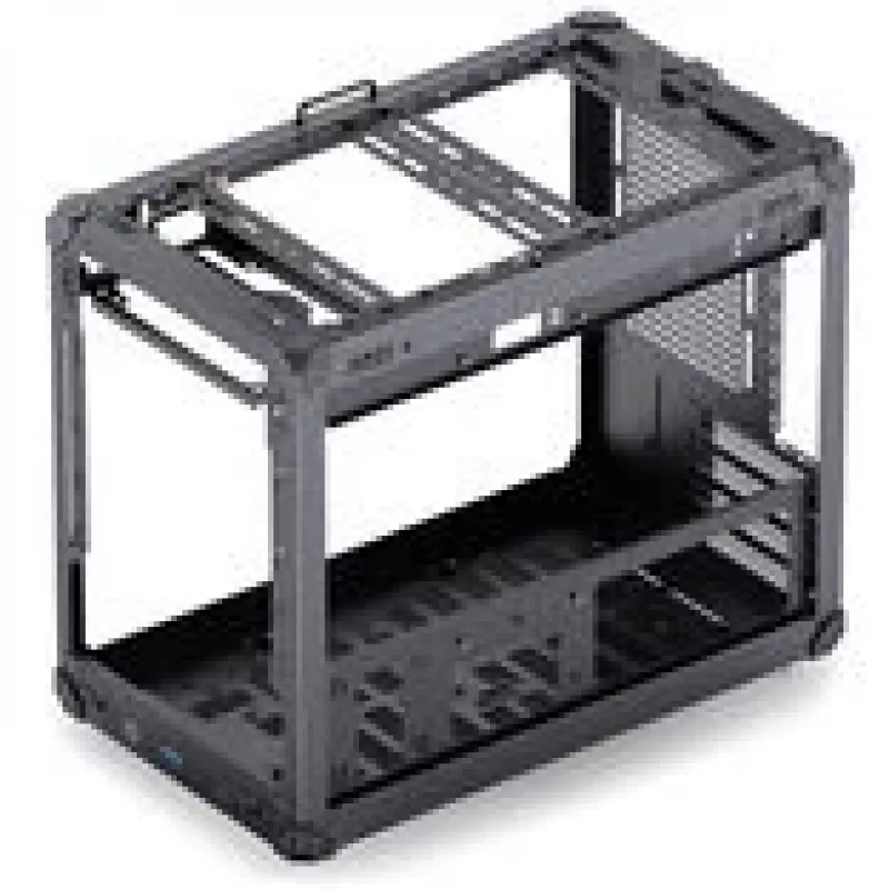 Jonsbo C6 MAX PC skriňa, Mini skriňa, Micro-ATX, tvrdené sklo - čierna