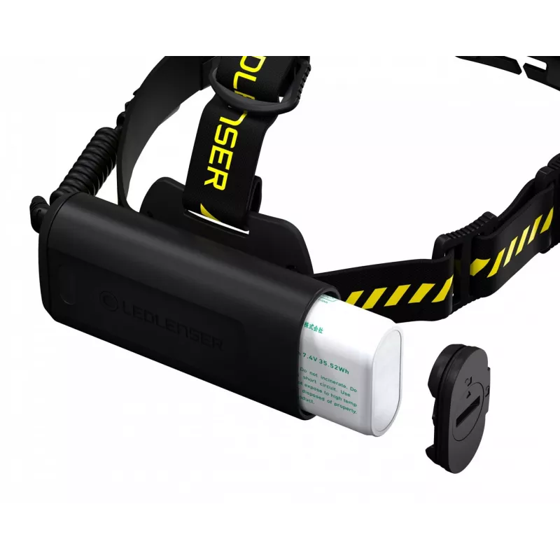 Čelová lampa Led Lenser H15R Work čierna žltá
