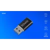 Savio AK-81 video kábel adaptér USB Type-C USB Type-A čierny