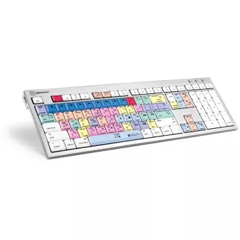 Klávesnica Logickeyboard LKB-PPROCC-CWMU-FR Office USB AZERTY francúzska biela