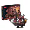 3D puzzle cubicfun Queen Anne's Revenge Anniversary Version – model 306-T4040H, zberateľská loď na zloženie