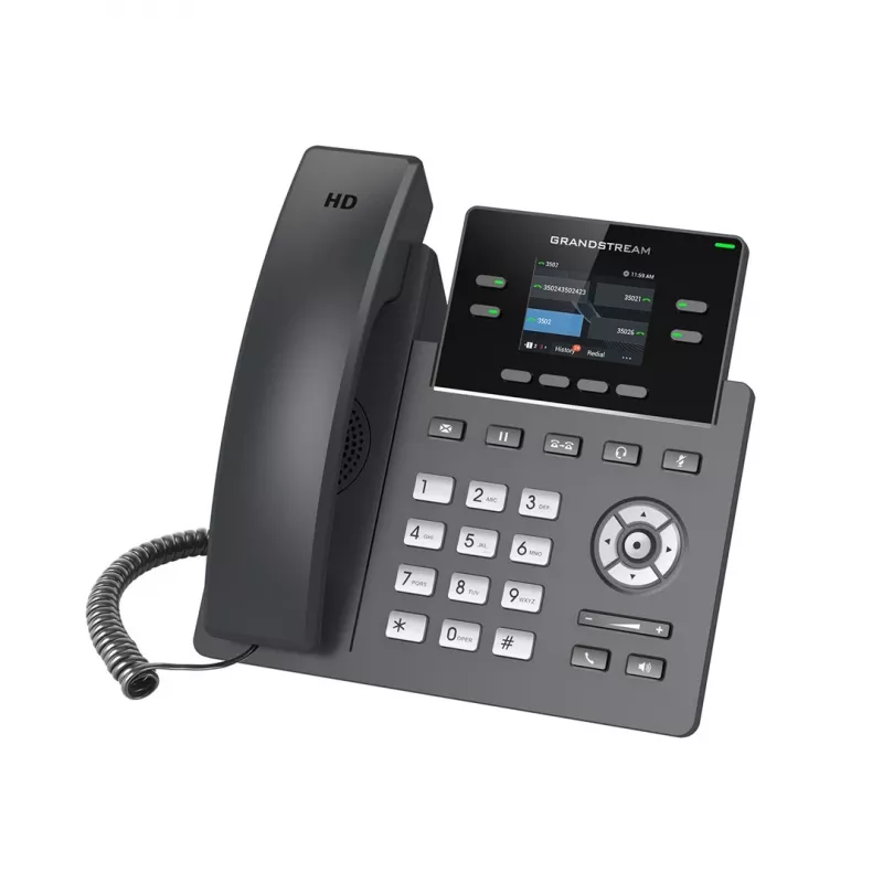 Grandstream Networks GRP2612 IP telefón čierny 2 linky