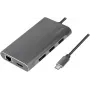 LogiLink UA0382 dokovacia stanica pre notebook & port replicator káblový USB 3.2 Gen 1 (3.1 Gen 1) Type-C strieborná (UA0382)