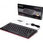 Perixx 11670 klávesnica USB QWERTY nemecká - US anglická čierna (PERIBOARD-422 DE)