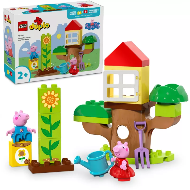 Lego 10431 Duplo Peppa Pig záhrada a dom na strome herný set